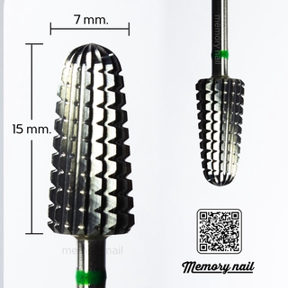 หัวเจียรเล็บ Gel X Bit Carbide 3/32 Coarse หัวเจียรคาร์ไบ หยาบมาก