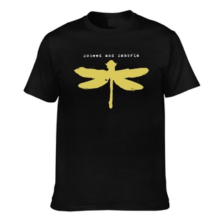 ผ้าฝ้ายคอกลมเสื้อยืด ผ้าฝ้าย พิมพ์ลายแมลงปอ Coheed And Cambria สําหรับผู้ชายfrom S-4XL