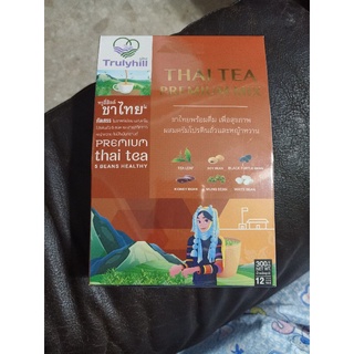 ชาไทยพร้อมดื่ม Thai Tea premium mix 300 กรัม 12 ซอง