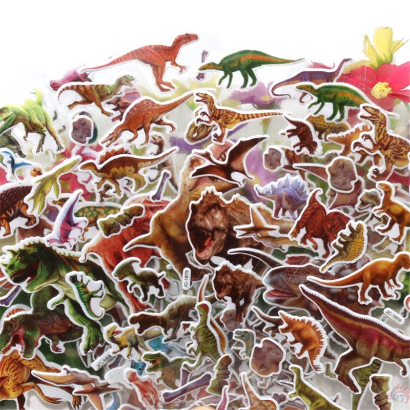 สติ๊กเกอร์ ▶ Dinosaur Educational Toys สติ๊กเกอร์ ◀ 1 Sheet 3D DIY Reward สติ๊กเกอร์