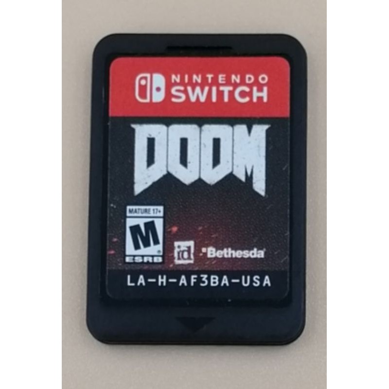 (มือสอง) มือ2 เกม Nintendo Switch : DOOM สภาพดี มีแต่ตลับ ไม่มีกล่อง