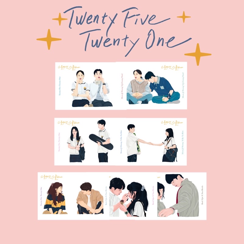 พร้อมส่ง‼️ โปสการ์ดตกแต่งห้อง Postcard Twenty five Twenty one