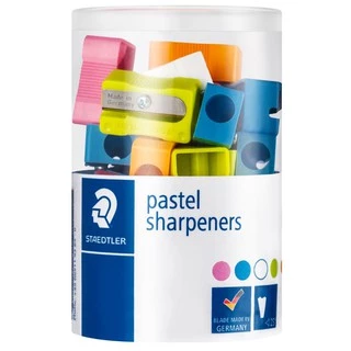 กบเหลาดินสอ Staedtler รุ่น 51005P พาสเทล (กระปุก 24 อัน)