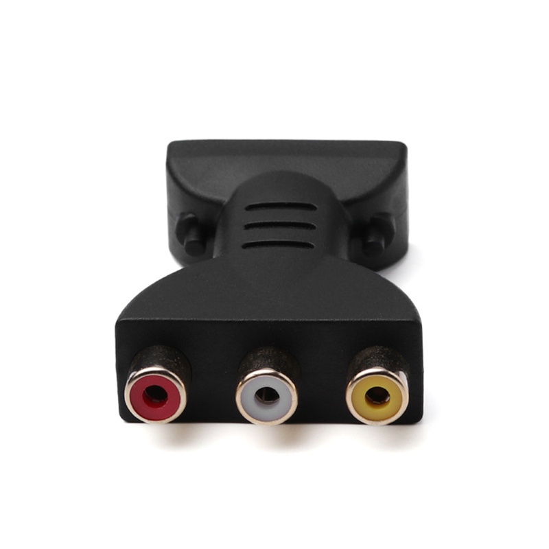 อะแดปเตอร์ HDMI เป็น 3RCA AV สําหรับ DVD และโปรเจคเตอร์พร้อมตัวแปลงส่วนประกอบเสียงวิดีโอ