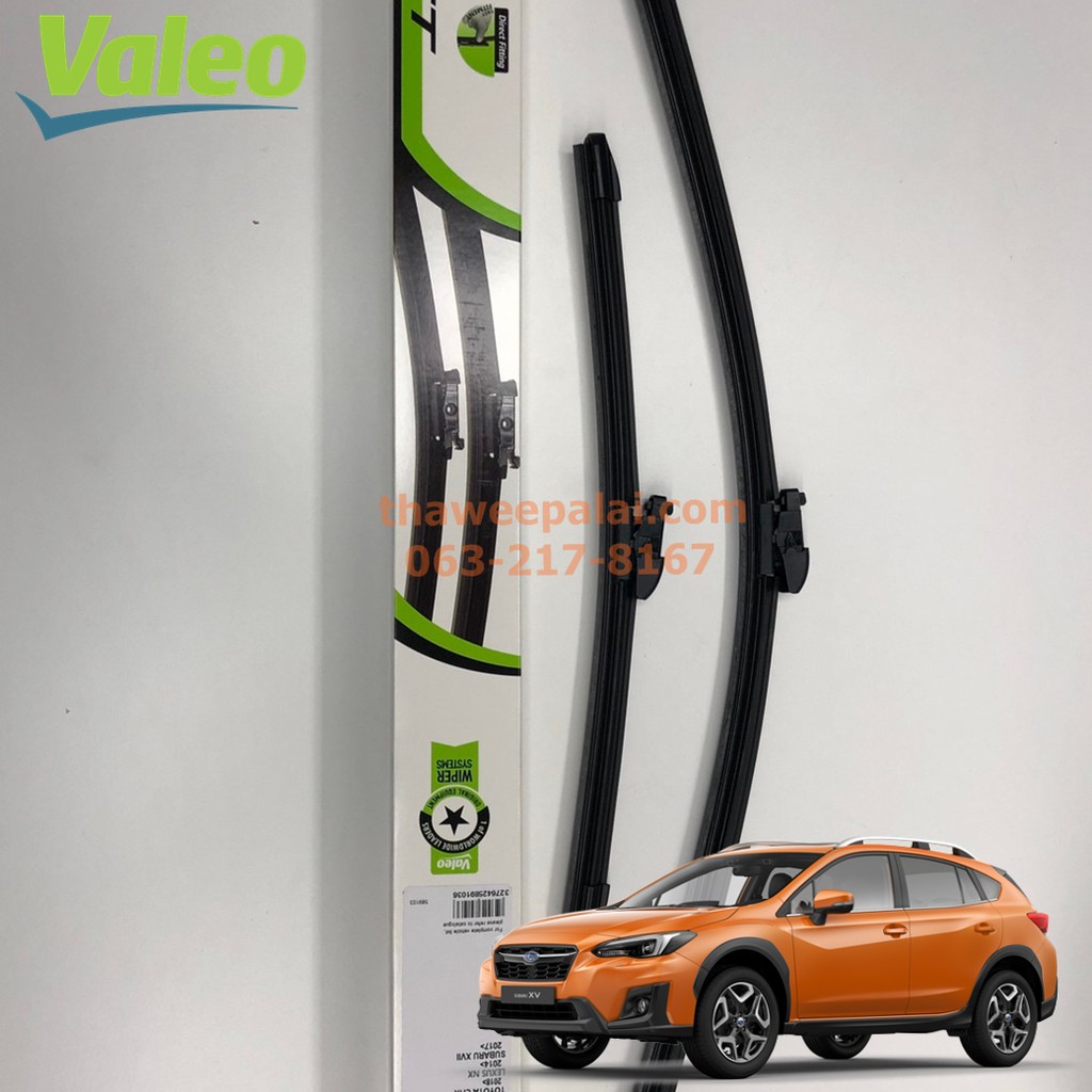 VALEO ใบปัดน้ำฝนหน้า ขนาด 26"+16" Subaru XV ปี18-,Honda HR-V Mazda CX-7,CX-9 ตรงรุ่น 589117