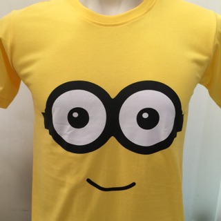 เสื้อยืดลายมินเนี่ยน 2ตา