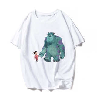 ☃◄▼Disney Tshirt Women Cute Sweet Style Monsters University Cartoon Print TShirt Harajuku Aestheticเสื้อยืด