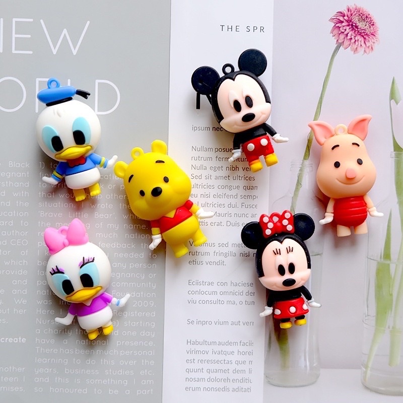 💦พร้อมส่ง💦จิ๊บบิทตัวติดรองเท้า Jibbitz shoes Charm 3D 🌈ลายการ์ตูนน่ารัก ตัวติดรองเท้ามีรูทุกชนิด