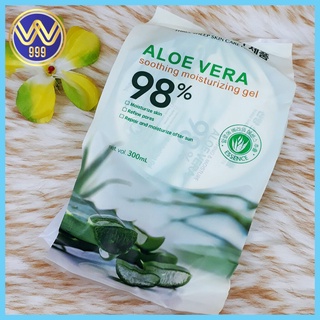 เจลว่านหางจระเข้ 98% ขนาด 300g Aloe Vera ช่วยกระชับรูขุมขน บำรุงผิวพรรณให้ชุ่มชื้น ลดอาการอักเสบของผิว