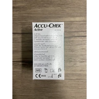 SALE🔥AccuChek Active แผ่นตรวจน้ำตาล (25แผ่น) exp 02/2027