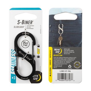 S-Biner SlideLock Steel Size #3