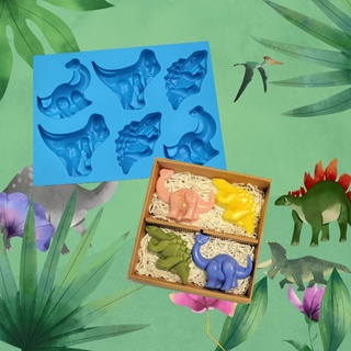 แม่พิมพ์ซิลิโคน ไดโนเสาร์ พิมพ์ขนม กัมมี่ พิมพ์วุ้น ถาดน้ำแข็ง พิมพ์เค้ก Dinosaur Silicone Mold baby 1ชิ้น