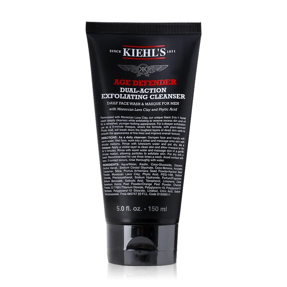 Kiehl's Age Defender DualAction Exfoliating Cleanser 150ml. Shopee