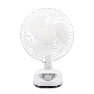 พัดลมโซล่าเซลล์ solar fan  พัดลมโซล่าเซล แบตเตอรี่ในตัว สามารถเชื่อมต่อ USB ได้ 12 นิ้ว