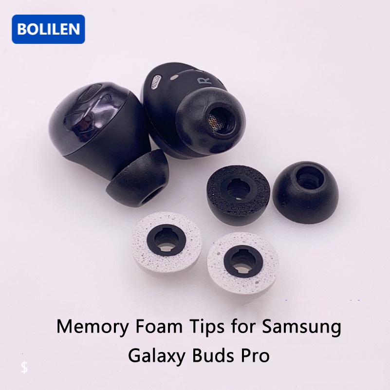 เคล็ดลับเมมโมรี่โฟมสําหรับ Samsung Galaxy Buds Pro, จุกหูฟังสํารองกันลื่น, พอดีกับกล่องชาร์จ