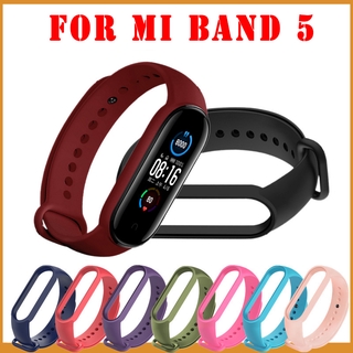 สายนาฬิกาข้อมือ แบบดั้งเดิม สําหรับ Xiaomi Mi Band 5 Miband 4