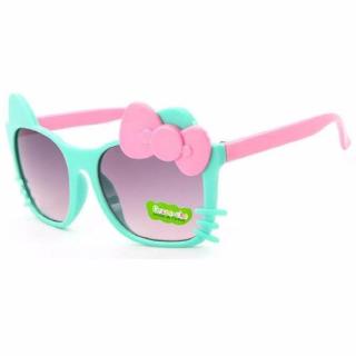 Child glasses  แว่นตาเด็ก Anti-UV Round Frame Sunglasses UV400 Eyewear Sun Glasses (Blue/Pink)hild glasses  แว่นตาเด็ก A