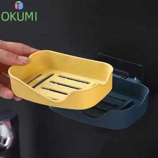 OKUMI_SHOP ที่วางสบู่ติดผนัง มีสี่สีให้เลือก(K-504)