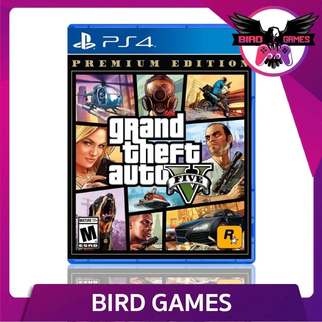 GTA V Premium Edition Ps4 Game แผ่นแท้มือ1!!!!! (Grand theft auto V Ps4)(GTA 5 Ps4)(GTA V Ps4)