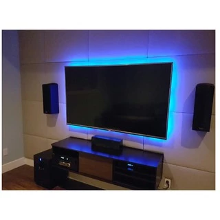 [ ลดราคา ] EVE ไฟเส้น LED USB สำหรับจอทีวี คอมพิวเตอร์ 4เส้น/ชุด แสงเหลือง วอร์มไวท์