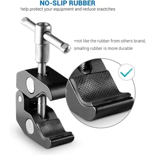 SmallRig Super Clamp(2 Pack) Magic Arm Clamp for DJI Ronin, Camera Monitor, LED Light 2058