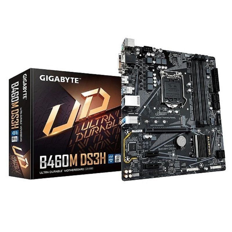 MAINBOARD (เมนบอร์ด) 1200 GIGABYTE B460M DS3H ของใหม่ ประกัน3ปี