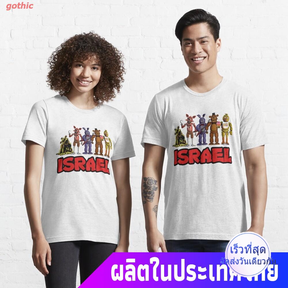 เสื้อยืดผู้ชายและผู้หญิง FNAF Israel T-Shirt Essential T-Shirt Popular T-shirts