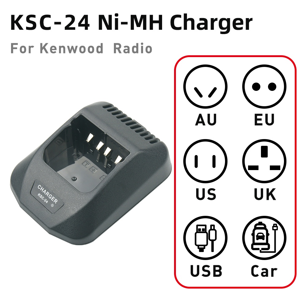 【C-26】Ksc-24 ที่ชาร์จแบตเตอรี่ สําหรับ Kenwood TK-190 TK-260 TK-270 TK-272 TK-280 TK-290 TK-360 TK-3