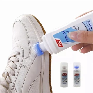 Peac Cream Shoes Cleanser น้ำยาทำความสะอาดรองเท้า กระเป๋า เพียงแค่ขัดและเช็ดออก ใช้ได้กับรองเท้าผ้าใบ แบบตาข่ายใยสังเครา