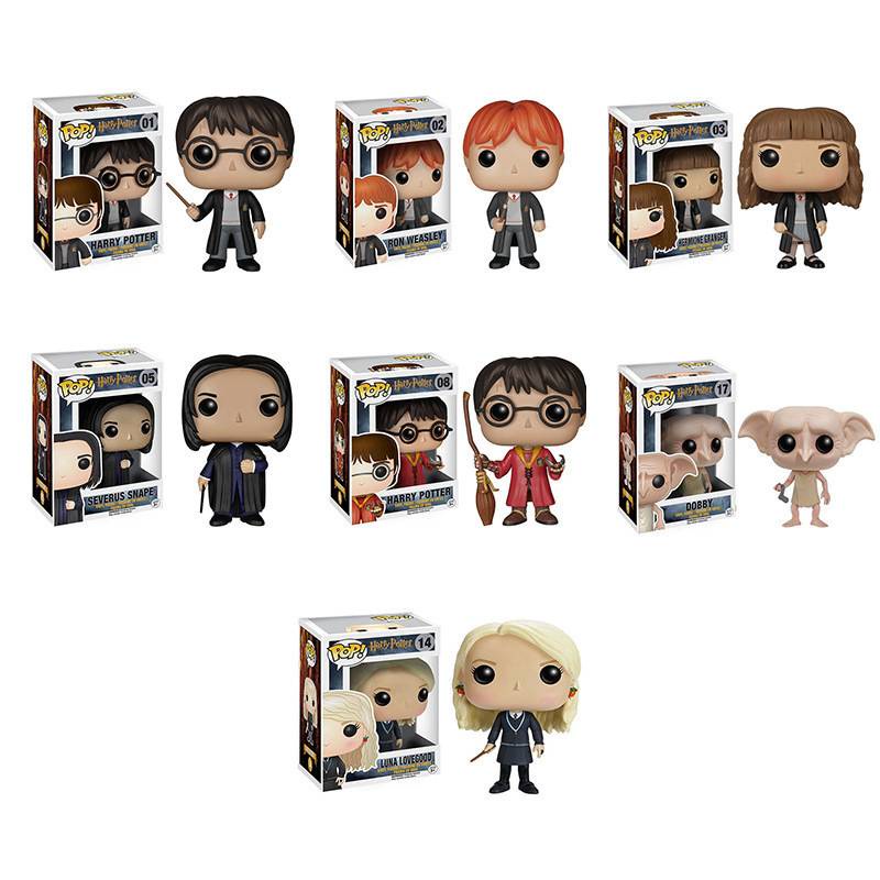 Funko Pop Harry Potter Dobby Snape Ron Hermione Luna