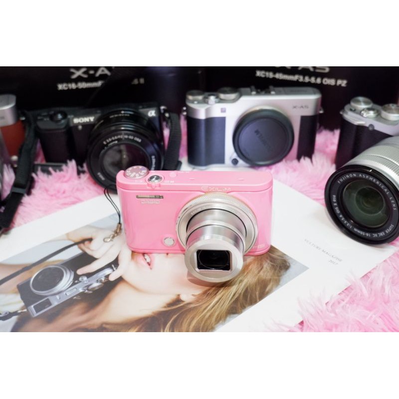 กล้อง Casio zr5100 สีชมพูมือสอง camera_2 ThaiPick