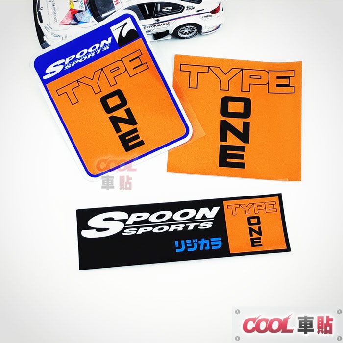 TYPE ONE สติ๊กเกอร์ติดรถ JDM Civic GK5 SPOON สติ๊กเกอร์ติดรถดัดแปลงสไตล์ญี่ปุ่น