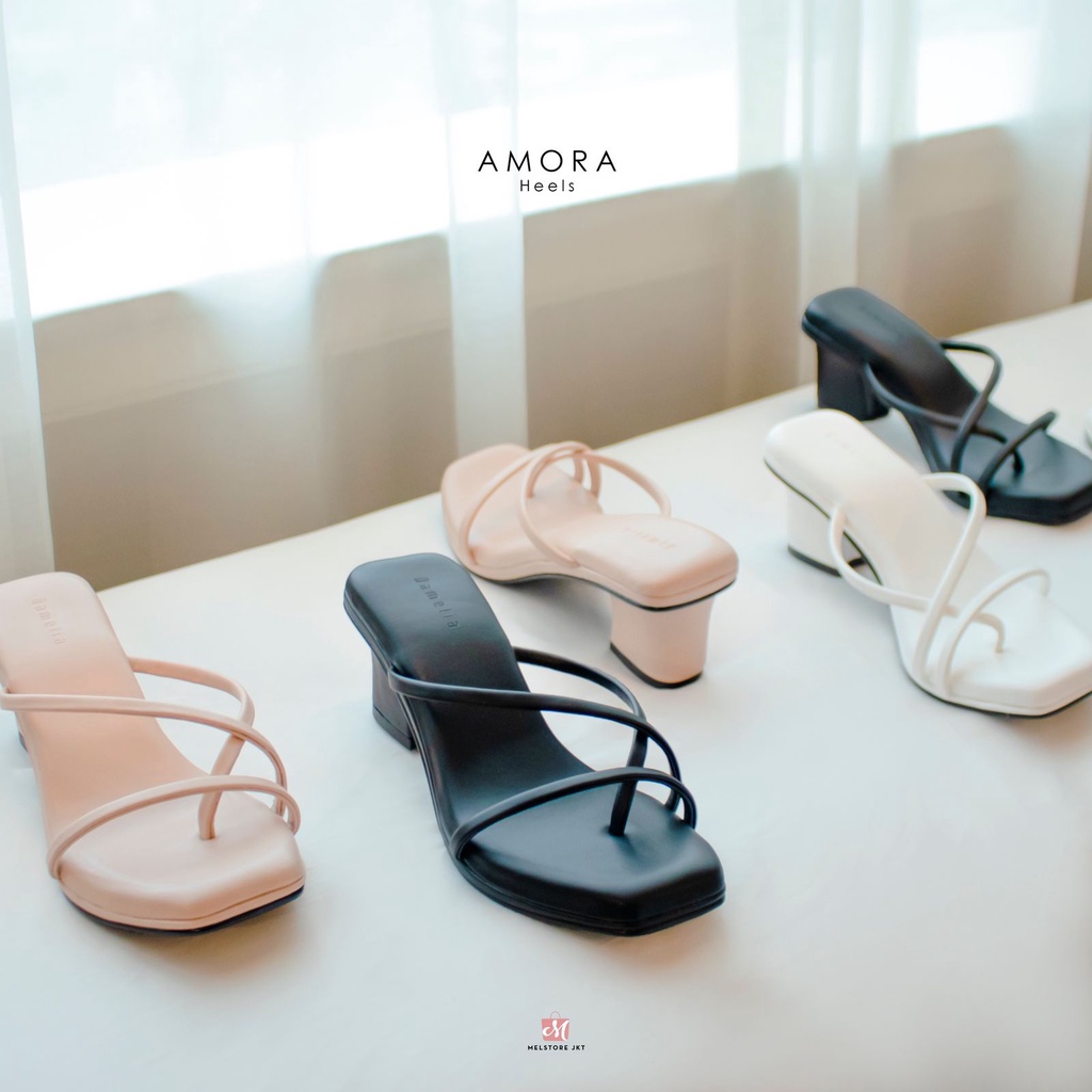 Slip On Strap Sandals Wedge HEELS Sandals By AMELIA AMORA HEELS WOMEN