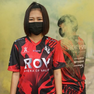 เสื้อ ROV เสื้อเกมส์ เสื้อพิมพ์ลาย E-Sport เสื้อพิมพ์ลายลงเนื้อผ้า เสื้อกีฬาสีสด ไม่ลอก 🔥