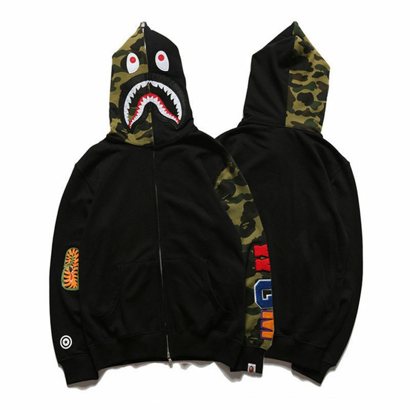 bape head hoodie