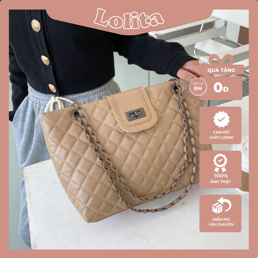 MOLITA กระเป๋าโท้ตผู้หญิงสํานักงานหนังขนาดใหญ่ขั้นพื้นฐาน