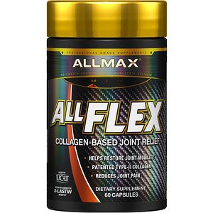 ALLMAX Nutrition, AllFlex, Collagen-Based Joint Relief, UC-II Collagen + Curcumin, 60 Capsules