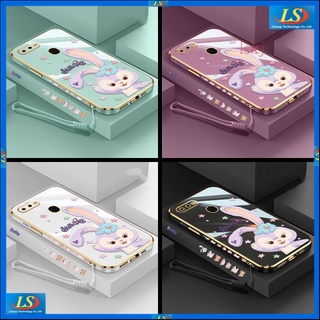 เคส OPPO A5S เคส OPPO A7 เคส OPPO A12 เคส OPPO F9 A15 A15S A96 A76 A54 A53 A33 A52 A92 A3S A12E A1K A16 A16K เคสโทรศัพท์มือถือ ลายกระต่าย StellaLou TZ