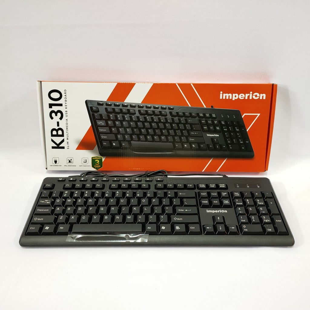 คีย์บอร์ด USB มัลติมีเดีย Imperion - KB310