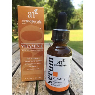 Vitamin C 20%, Age Defying Serum 30ml  (Artnaturals) Plus Hyaluronic Acid, Vitamin E, Amino Acid Blend และ Ferulic Acid