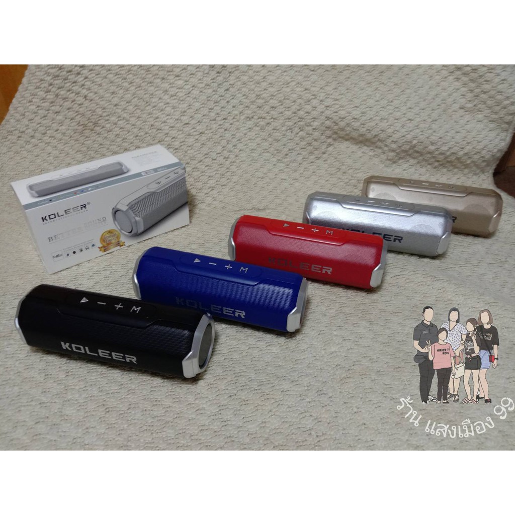ลำโพง ลำโพงBluetooth ลำโพงบลูทูธ KOLEERรุ่นS218