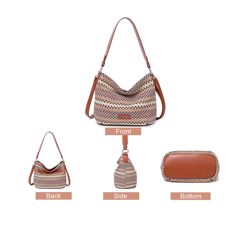 David Jones Paris กระเป๋าสะพายข้าง เเฟชั่นสำหรับผู้หญิง