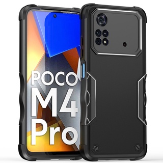 เคสโทรศัพท์มือถือ PC TPU แบบนิ่ม แข็ง กันกระแทก กันรอยขีดข่วน สําหรับ Poco M4 Pro 4G 5G Xiaomi Poco X4 Pro 5G Poco X3 NFC X3 Pro