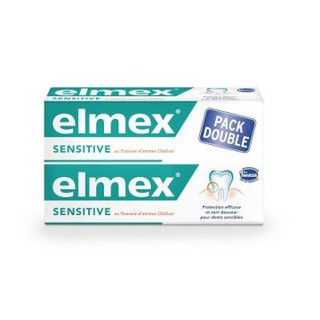 ยาสีฟันแพ็คคู่ elmex sensitive 75 ml จากเยอรมนี