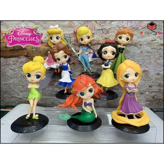 โมเดล เจ้าหญิง Model The princess Disney Qposket ฟิกเกอร์ เจ้าหญิง princess มีทั้งหมด20แบบ สูง 12-15 เซ็น #ชุด1