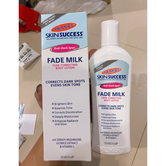 palmers fade milk lotion review