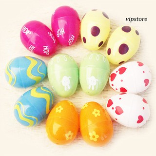 ไข่อีสเตอร์เปล่า พลาสติก คละสี 12 ชิ้น สําหรับตกแต่งบ้าน