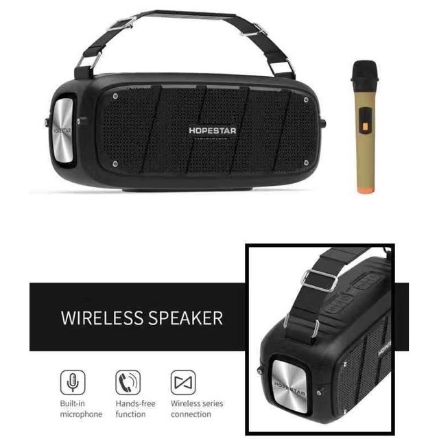 🔥New Hopestar A6X/A20Pro ลำโพงบลูทู ธ เสียงดีเบสแน่นดังกระหมของแท้ 100%