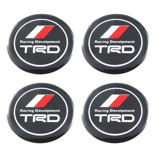 50mm. สติกเกอร์ TRD สติกเกอร์ติดดุมล้อ สติกเกอร์เรซิ่น กว้าง 50 มิล.(5เซนติเมตร)