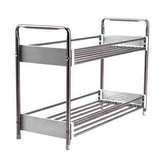 ชั้นวางสเตนเลส 2 ชั้น กว้าง HC/KECH HBS-02W STAINLESS STEEL SHELF 2-TIER KECH HC/KECH HBS-02W